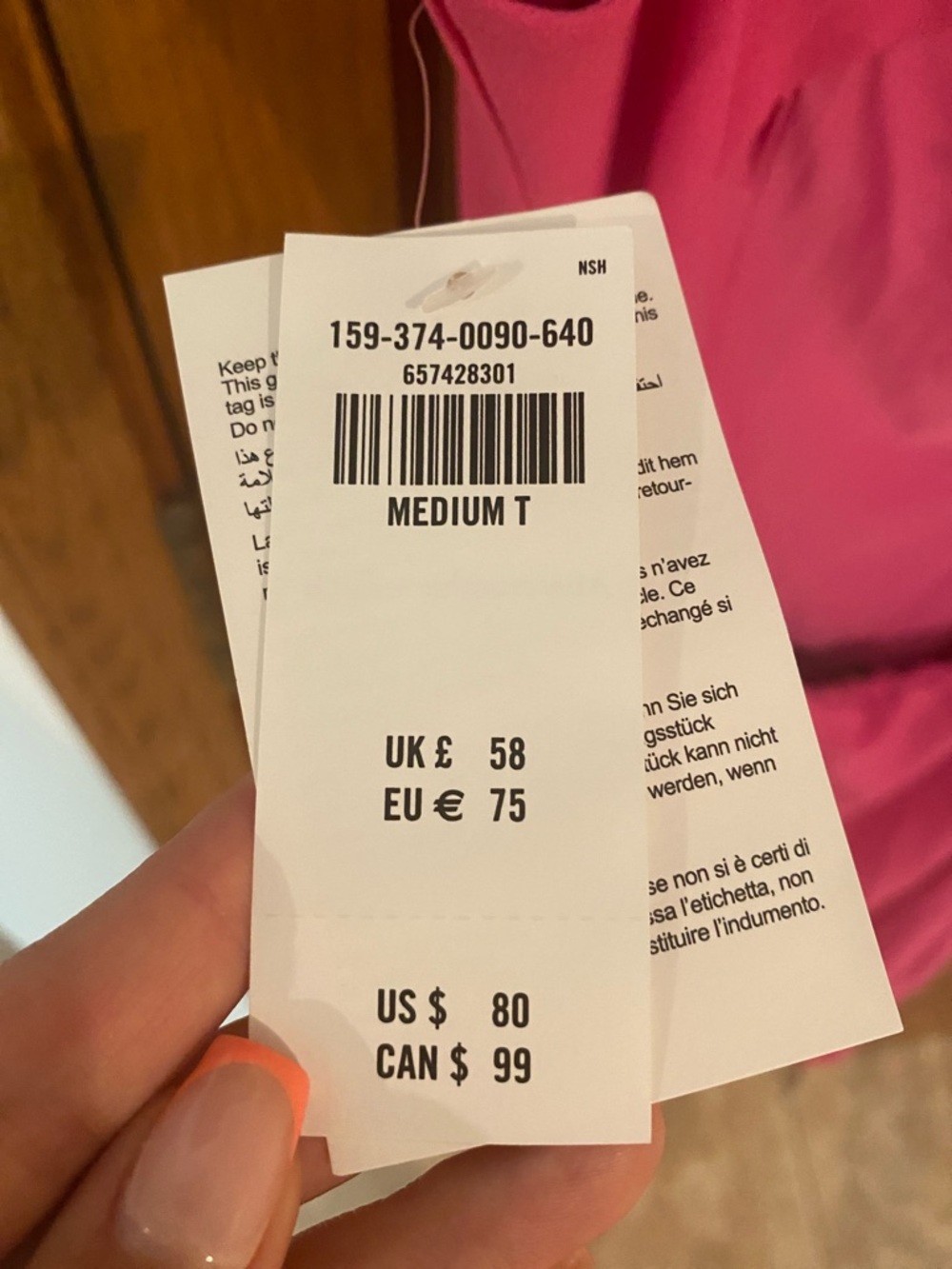 Abercrombie & Fitch Hot Pink Mini Dress - Picture 3 of 4